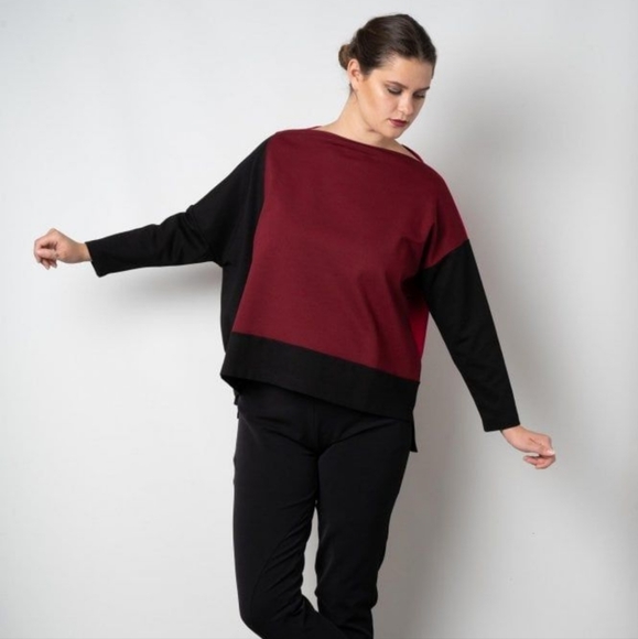 XD Xenia Design Alea athletic casual oversize top XS - Picture 1 of 9